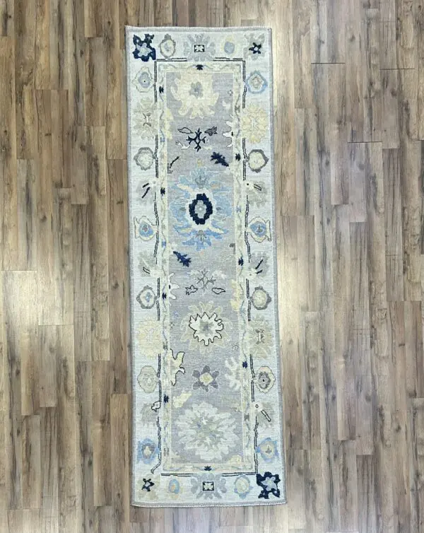 3 x 9 Oushak Design Runner