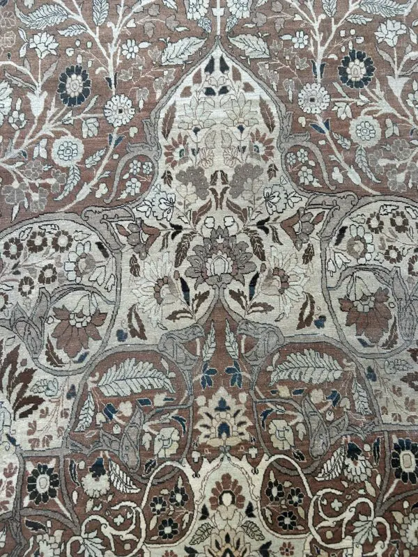 14' x 19' Antique Persian Tabriz - Image 2