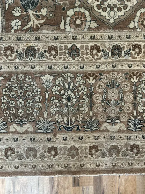 14' x 19' Antique Persian Tabriz - Image 6