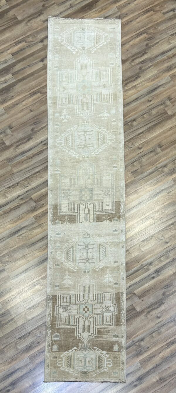 3 x 12 Vintage Turkish Oushak Runner