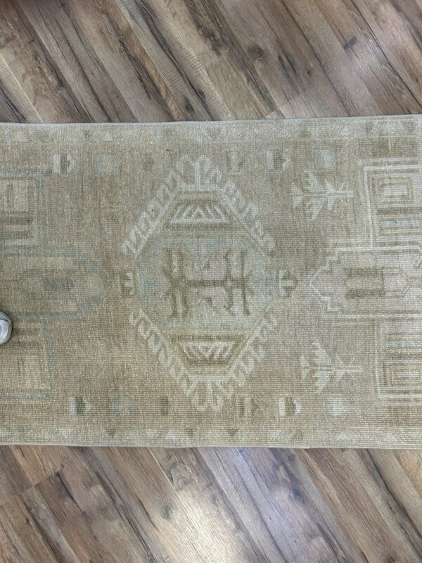 3 x 12 Vintage Turkish Oushak Runner - Image 4