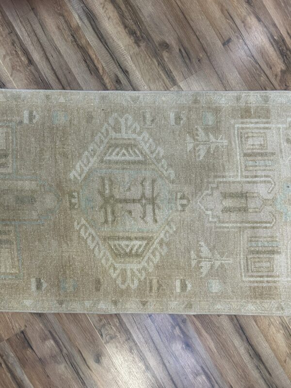 3 x 12 Vintage Turkish Oushak Runner - Image 5