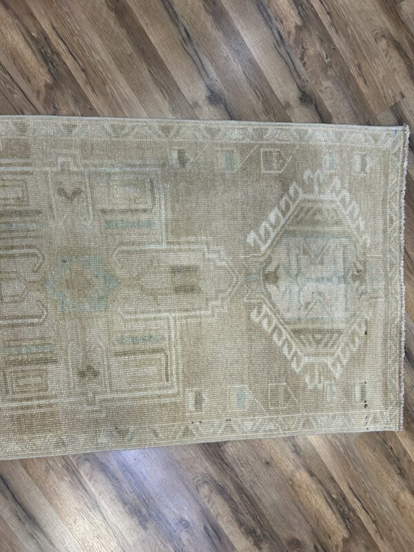 3 x 12 Vintage Turkish Oushak Runner - Image 6