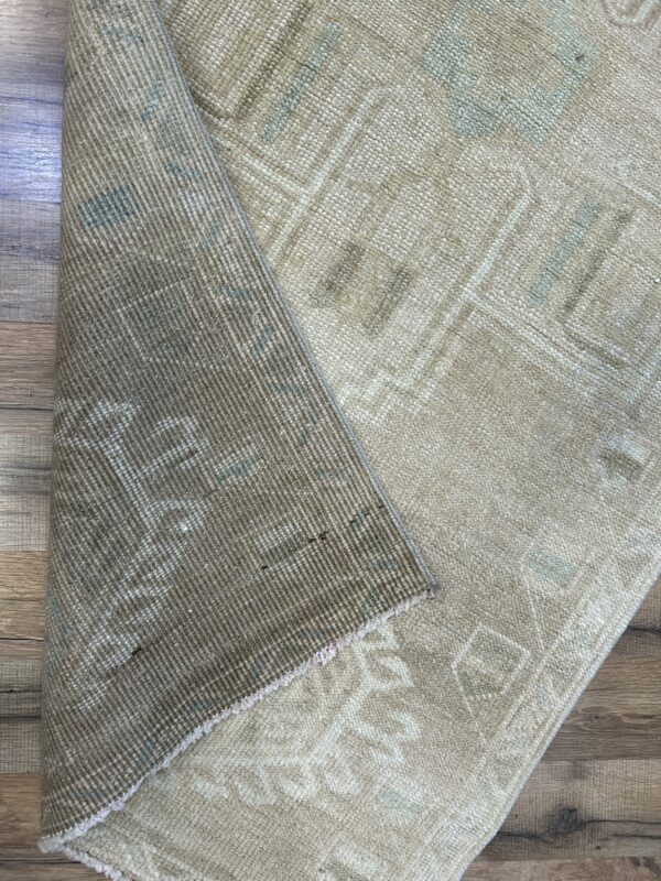 3 x 12 Vintage Turkish Oushak Runner - Image 8