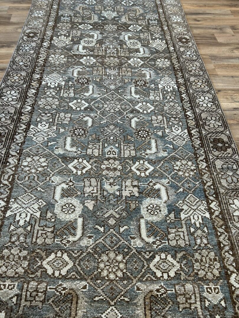 Vintage Persian Malayer Runner — 3′ × 9′ - Image 2
