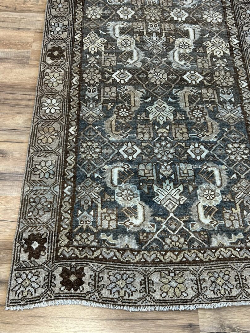 Vintage Persian Malayer Runner — 3′ × 9′ - Image 4
