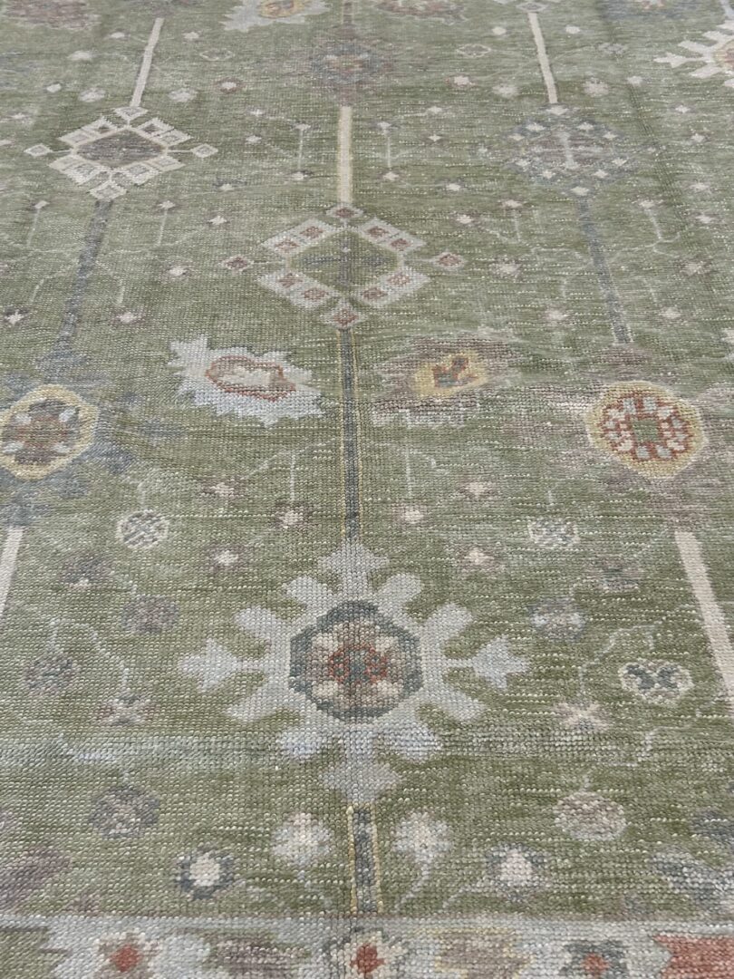 Turkish Oushak 10'X13'8 - Image 2