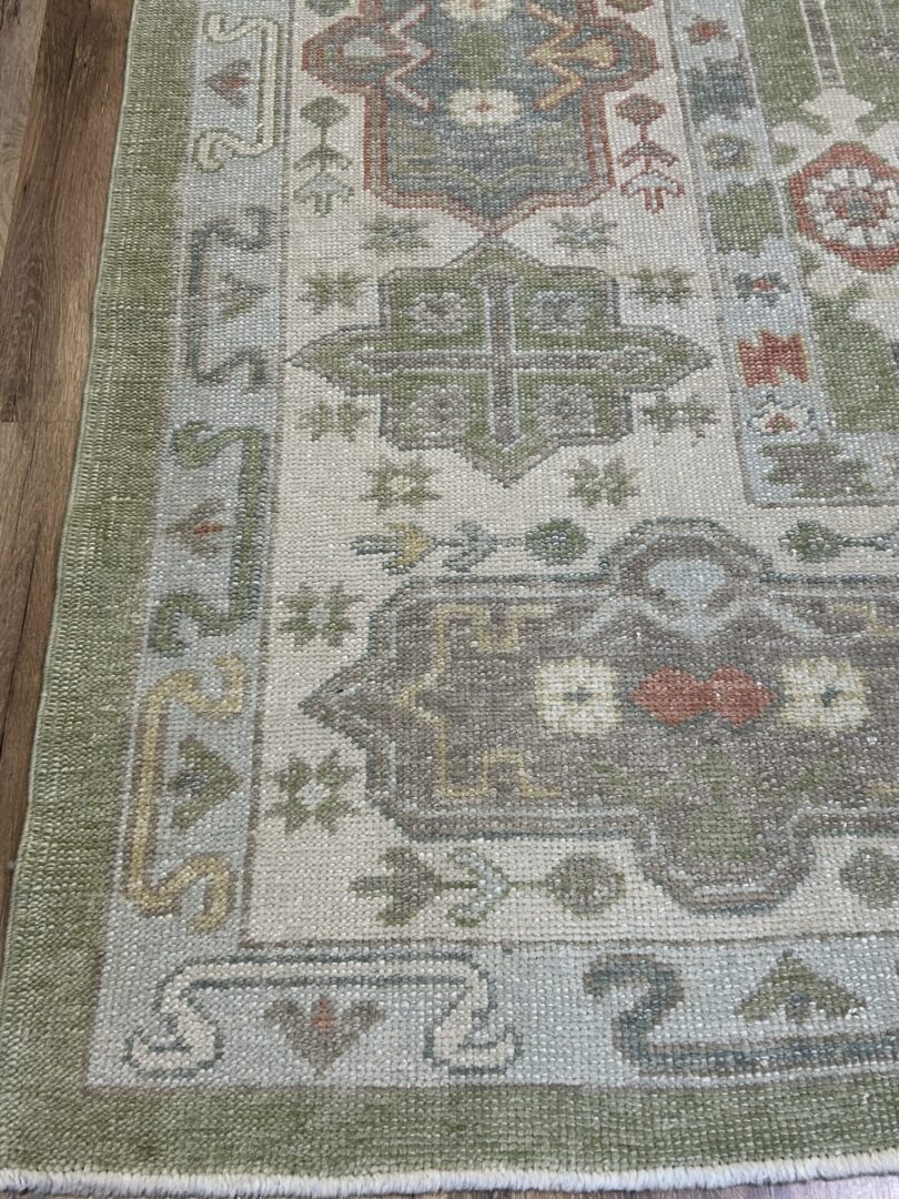 Turkish Oushak 10'X13'8 - Image 4